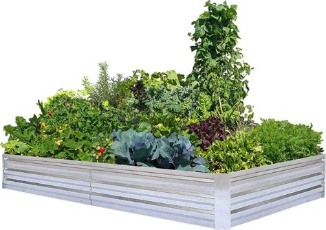 12in. deep planter box galvanized steel|12.